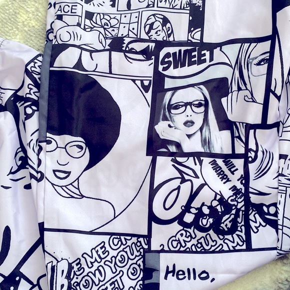 SHEIN parachute pants & FREE scrunchies - Picture 5 of 6